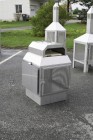 LS Bilodeau's BBQ pizza oven stainless, outdoor pizza fire place, stainless pizza fire pit, ls bilodeau pizza oven option fire pit
