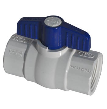 Valve en PVC 1 2 filée LS Bilodeau