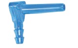 blue spout for tubes 19x64, h20 spout, maple tubing spout, maple 5-16 tubing 19-64 spouts, 19-64 blue spout h2O, plastic spout LS Bilodeau