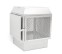 Cubique foyer BBQ inoxydable LS Bilodeau fond blanc couvercle et panneau cubique foyer BBQ inoxydable couvercle panneau, LS Bilodeau foyer, cubique bbq foyer, foyer inoxydable cubique ls bilodeau, feu de camp inox