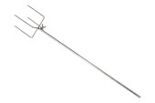 baguette cuisson rétractable, fourchette télescopique guimauves, baguette saucisses feu de camp, fourchette inox feu de bois, cuisson foyer extérieur, accessoire camping