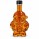 Bouteille Père Noël pour sirop d’érable bouteille Père Noël sirop d’érable, bouteille verre Noël, bouteille décorative érable, emballage cadeau Noël, produits d’érable, bouteille fond blanc