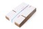 Eight-can cardboard case laid flat eight-can packaging laid flat, perspective view folded box, maple syrup can case, cardboard can carton, flat pack