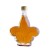 50 ml fleur-de-lis glass bottle 50 ml fleur-de-lis bottle, glass maple syrup bottle, decorative Quebec bottle, maple gift packaging, maple product