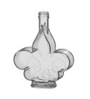 fleur-de-lis maple syrup bottle, Quebec glass bottle, decorative Quebec bottle, maple gift packaging, maple products