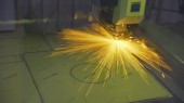 laser cuttign spark, laser cutting service ls bilodeau, laser cutting metal service quebec