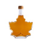 50 ml maple leaf glass bottle, model b, maple syrup bottle, view 2, decorative Canadian bottle, maple gift packaging