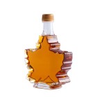 50 ml maple leaf glass bottle, model b, maple syrup bottle, view 3, maple syrup container, decorative bottle, maple packaging