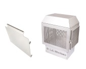 stainless steel mini outdoor fire pit grill LS Bilodeau, small stainless fire pit, durable Quebec-made fire pit, safe campfire, SOPFEU-compliant fire pit