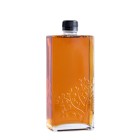 Noble 50 ml bottle with maple syrup, rectangular glass bottle, decorative bottle, maple product gift packaging