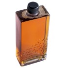 Noble 50 ml bottle, glass maple syrup bottle, angled view, decorative rectangular bottle, maple product container