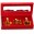Open Canada maple syrup gift box open Canada gift box, 3 maple syrup bottle box, two maple leaf bottles, Canadian flag bottle, maple gift packaging