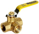 Petite valve en brass, valve 3 voies laiton, valv brass, valve 1po laiton, valve ls bilodeau