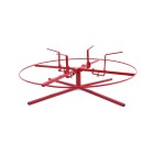 wire spool winder compatible with #9 spool #6 wire and 5-16 maple tubing, mainline installation, maple syrup wire deployment, sugar bush equipment